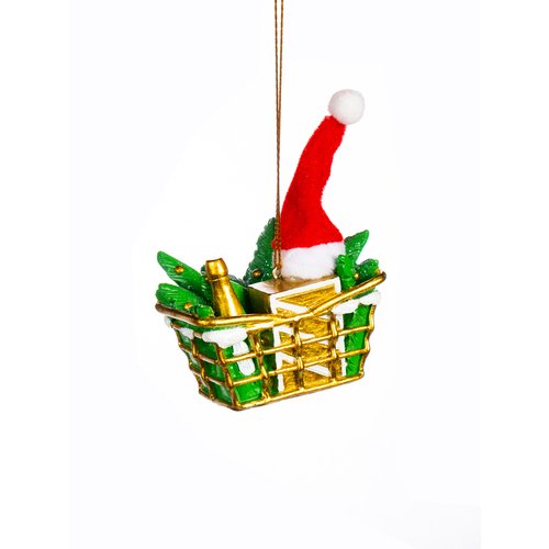 Подвесное украшение Корзинка из полирезины 43 х 95 х 75 см 325₽
