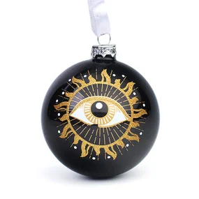 Подвесное украшение Мистический глаз, из стекла