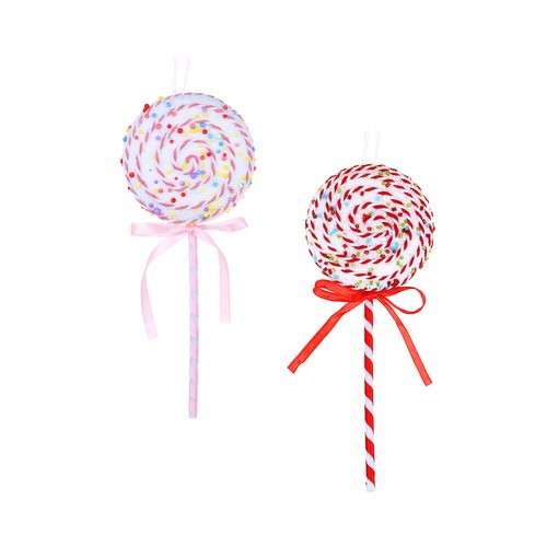 Подвеска декоративная СНОУ БУМ Леденец на палочке 77 х 3 х 20 см 2 цвета 145₽
