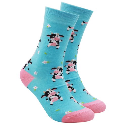 Носки Krumpy Socks Niceee Коровки, р.35-40 комплект из 3 х пар носков хлопок р р 15 17 2 4 лет с принтом для мальчика