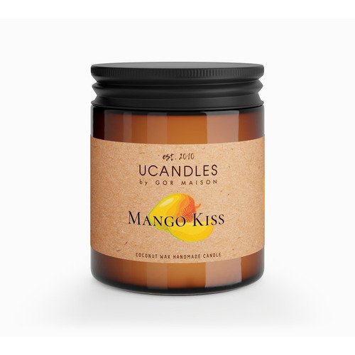 Свеча ароматическая Ucandles Mango Kiss Chez Maman 37, 190 г