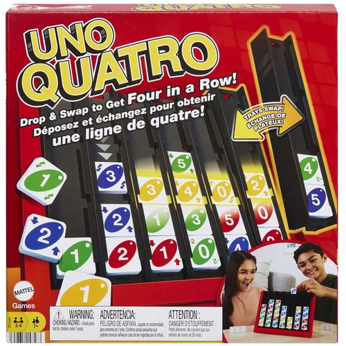 Настольная игра Mattel UNO Quatro настольная игра uno quatro mattel games цвет multicolor