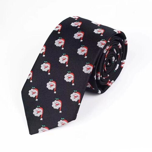 Галстук новогодний Snazzy Santa Санта черный 1295₽
