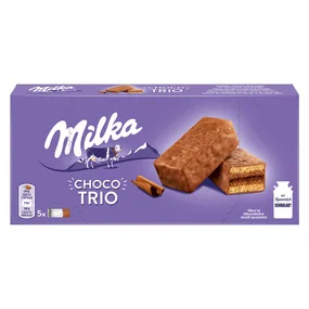 Шоколадный бисквит Milka Choco Trio, 150 г