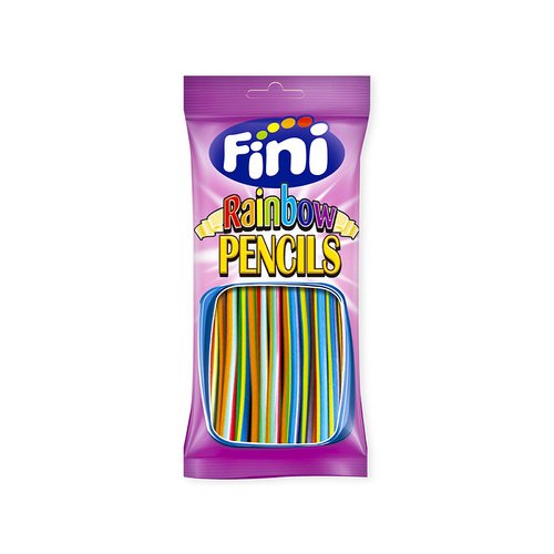 Жевательный мармелад Fini Rainbow Pencils, 90 г жевательный мармелад fini smile kit 90 г