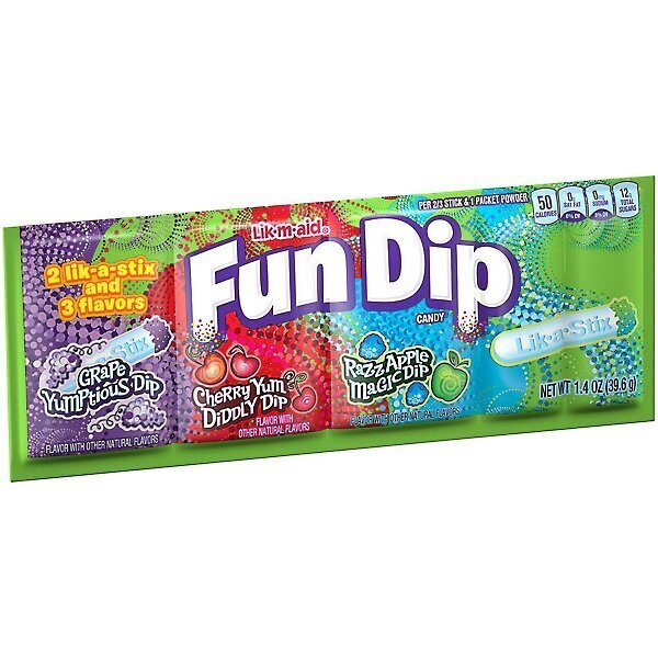 Конфеты Fun Dip Lik-A-Aid Микс, 40 г бренда Fun Dip – купить по