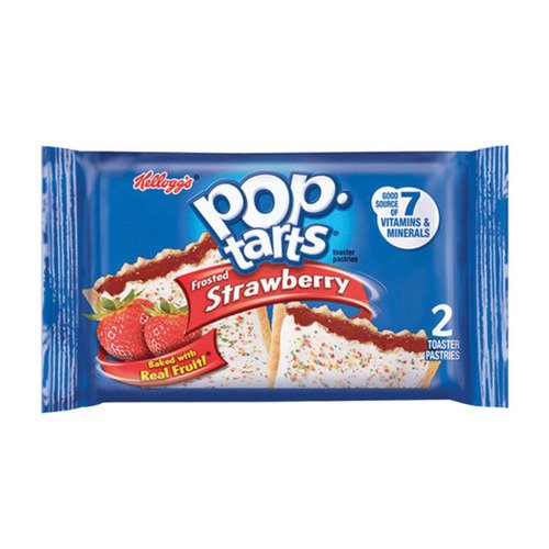 цена Печенье Pop Tarts с начинкой со вкусом клубники, 96 г