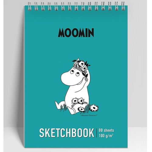 Скетчбук Moomin, А5+, 80л