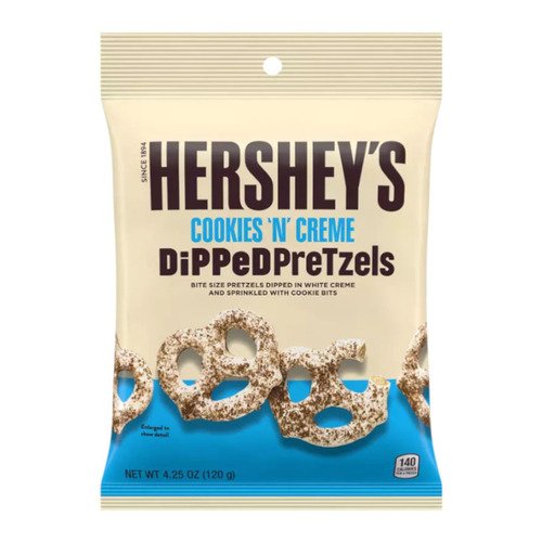 Печенье Hershey's Cookies'n'Creme Dipped Pretzels, 120 гр