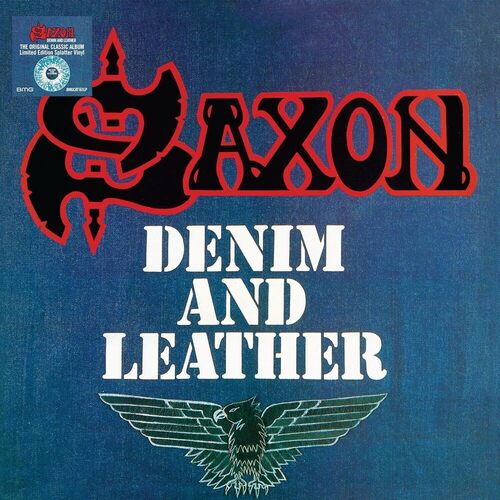 Виниловая пластинка Saxon Denim And Leather Blue with White Grey Splatter LP 3530₽