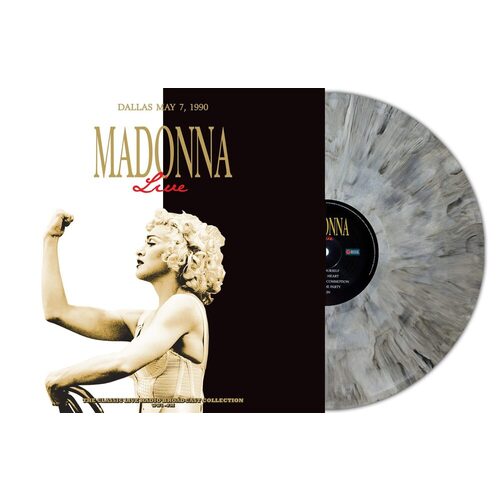 madonna виниловая пластинка madonna live in dallas may 7 1990 marble Виниловая пластинка Madonna – Live (Dallas May 7, 1990) (Limited, Grey Marble) 2LP