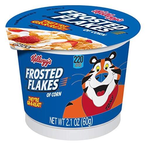 Готовый завтрак Kellogg's Frosted Flakes, 60гр, стакан