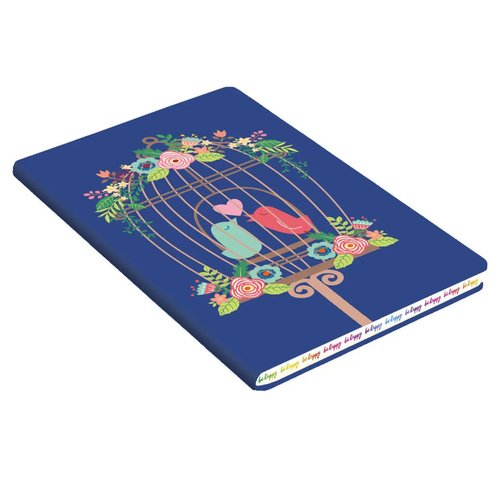 Книга для записей Be Happy!, А6+, 80л Дизайн 1 записная книжка а6 80 листов soft touch бордовый