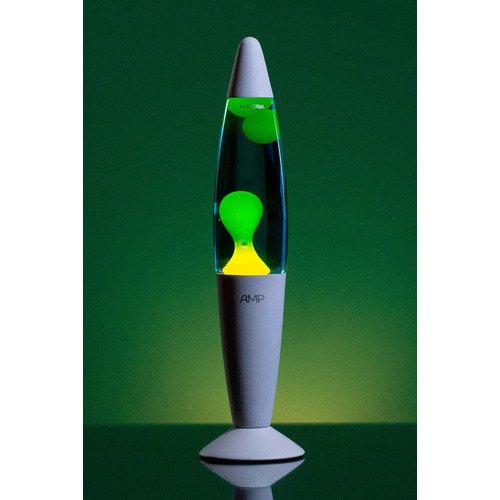 Лава-лампа MotionLamps Amperia Rocket Желтая/Синяя, 35 см