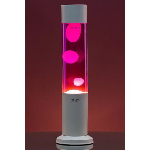 Лава-лампа MotionLamps Amperia Tube БелаяРозовая 39 см белая 3990₽