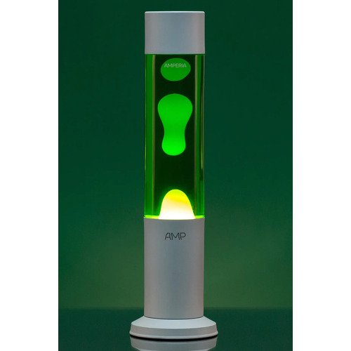 Лава-лампа MotionLamps Amperia Tube ЖёлтаяЗелёная 39 см белая 3990₽