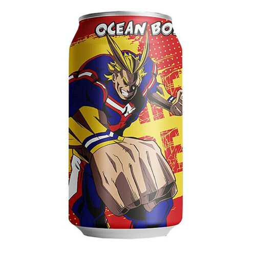 Газированный напиток Ocean Bomb My Hero Academia Mango-Pineapple Flavour, 330 мл двусторонний брелок с аниме моя геройская академия izuku bakugou katsuki todoroki shoto