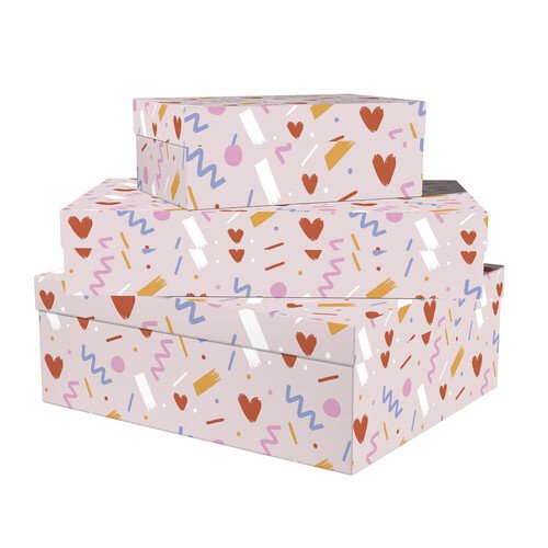 Коробка Сердечный праздник 345х265х125 см 1200₽