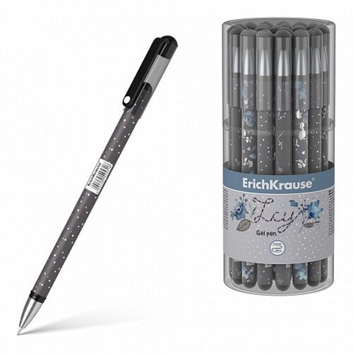 Ручка гелевая ErichKrause Frozen Beauty Stick 0.38, цвет чернил черный