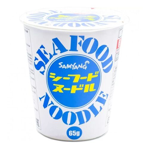Лапша Samyang Seafood CUP Ramen, 65гр приправа для морепродуктов holy om 30 г