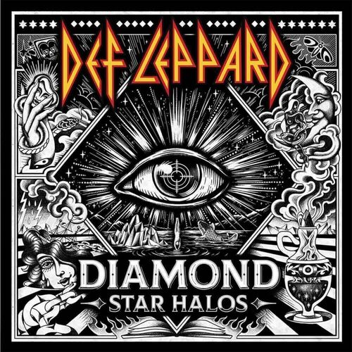 виниловая пластинка def leppard diamond star halos red Виниловая пластинка Def Leppard – Diamond Star Halos (Clear) 2LP