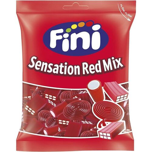 Жевательный мармелад FINI Sensation Red mix, 90 г жевательный мармелад fini galaxy mix 90 г