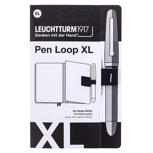 Петля самоклеящаяся Pen Loop XL для ручек Leuchtturm, цвет черный держатель для ручки leuchtturm1917 pen loop восходящее солнце