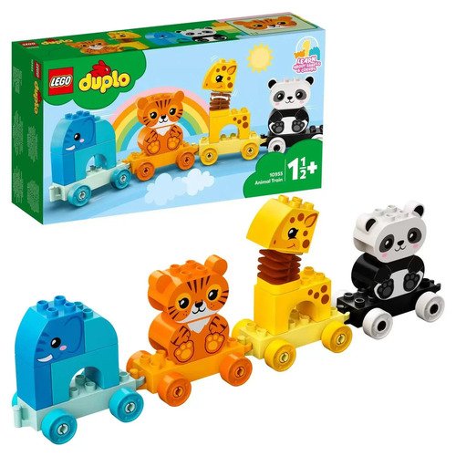конструктор lego duplo поезд для животных Конструктор LEGO Duplo 10955 Поезд для животных