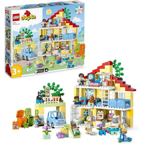Конструктор LEGO Duplo 10994 Семейный дом 3в1 конструктор lego duplo семейный дом на колесах 10986 31 деталь