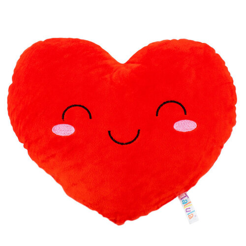 Игрушка мягконабивная Tallula Сердце с улыбкой, 30 x 35 см, красное игрушка мягконабивная kiddie art tallula заяц 70 см