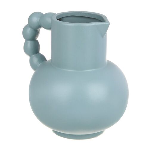 Ваза керамическая Гала-Центр, 16x18,5x19 см, керамика, цвет синий ваза керамическая задумчивая девушка minipo home белая