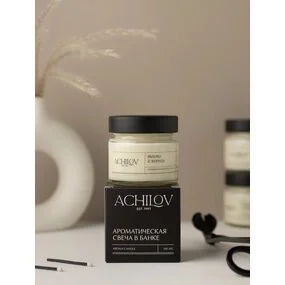 Свеча ароматическая Achilov Яблоко и корица, 100 мл