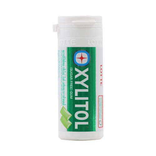 Жевательная резинка Lotte Xylitol Lime Mint, 29 г жевательная резинка miradent xylitol клюква