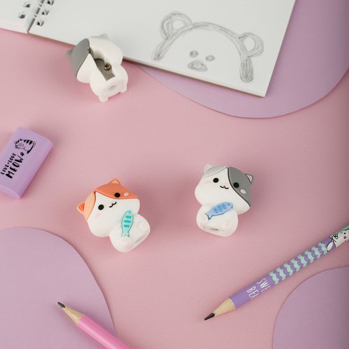 Точилка Meshu Kitten 1 отверстие в ассортименте 280₽