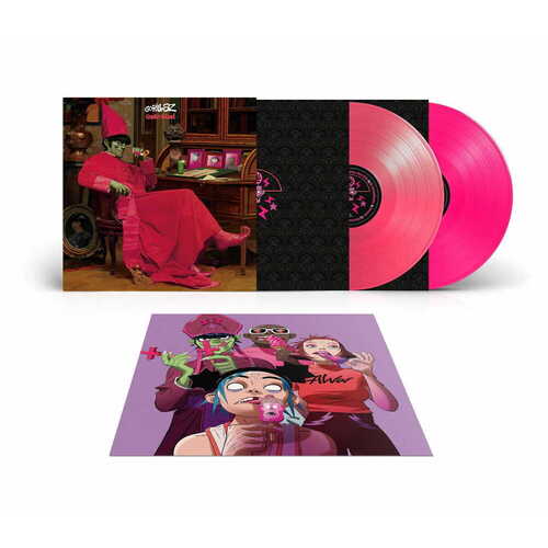 Виниловая пластинка Gorillaz – Cracker Island (Deluxe, Pink) 2LP gorillaz виниловая пластинка gorillaz plastic beach