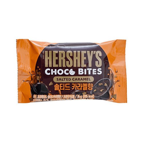 Печенье Hershey's Choco Bites Соленая карамель, 36 г ирис meller соленая карамель 38 г