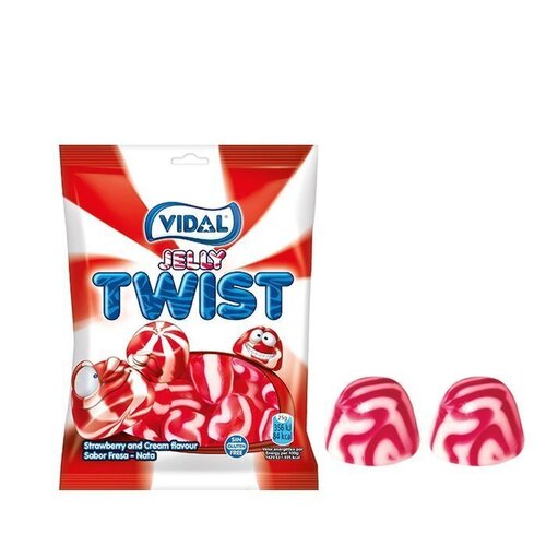 Жевательный мармелад VIDAL Jelly Twist, 90 г жевательный мармелад vidal mega sweet mix 90 г