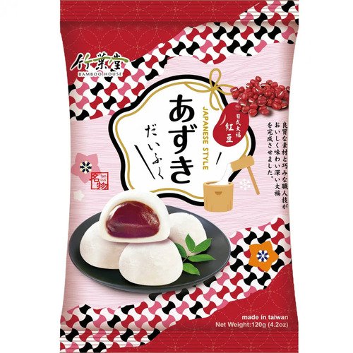 Моти Bamboo House Red Bean Mochi, 120 г