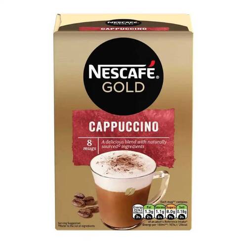 Кофе в пакетиках Nescafe Gold Cappuccino 8х155 гр 432₽