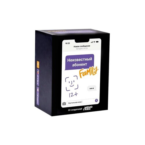 Настольная игра Мемограм Неизвестный абонент Family