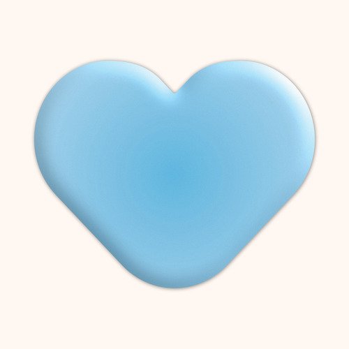 Стикер subbotnee Сердце голубое
