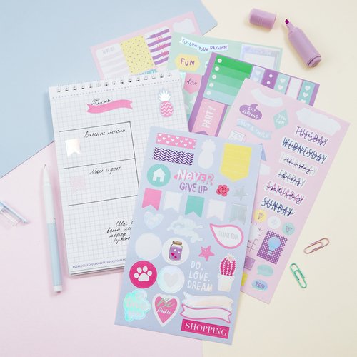 Набор бумажных наклеек Meshu Grace 5 шт 230₽