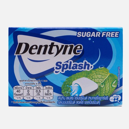 Жевательная резинка Dentyne Splash Hypermint стоматологическая без сахара со вкусом мяты 243₽