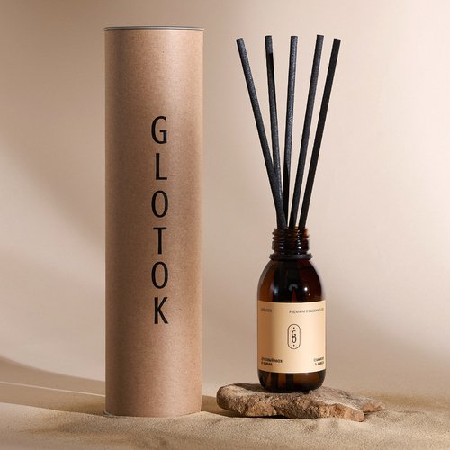 Ароматический диффузор Glotok Дубовый мох и амбра, 125 мл