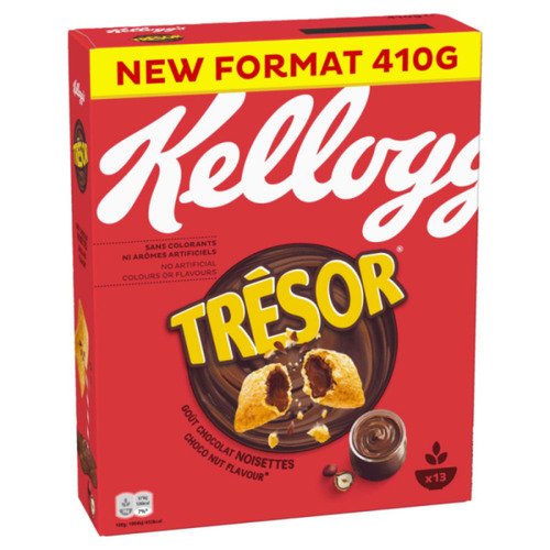 Сухой завтрак Kelloggs Tresor Roulette Choco Nut 410 гр 792₽