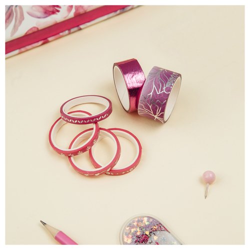 Набор клейких декоративных лент Meshu Purple mood 6 шт 390₽