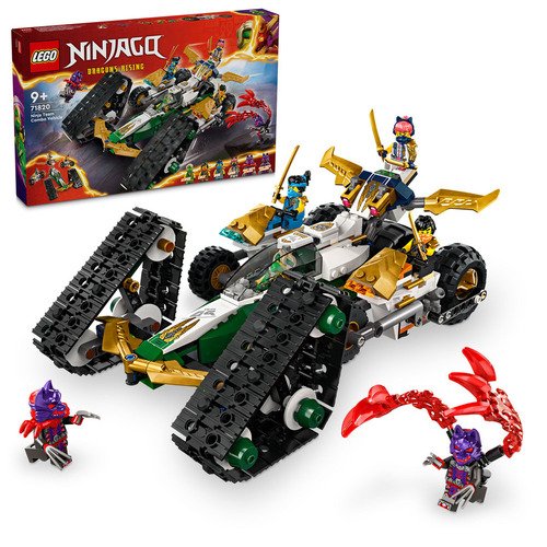 Конструктор Ninjago 71820 Комбинированный автомобиль команды Ниндзя 14599₽
