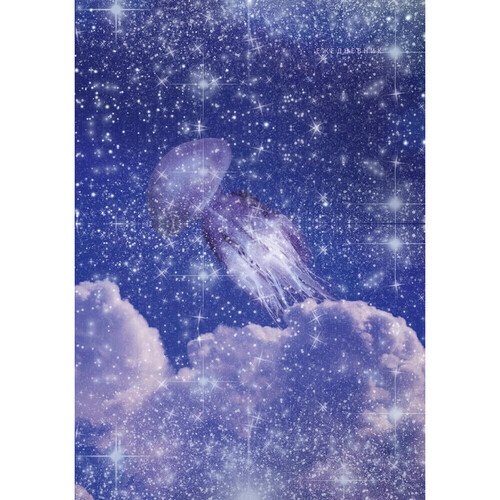 Ежедневник недатированный Грезы А5 128л ламинация Glitter тиснение фольгой 70гм2 470₽