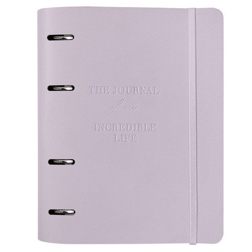 Тетрадь общая Infolio Study Journal, 175х212 мм, 120л, клетка, кольцевой механизм, сиреневый