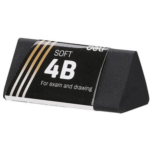 Ластик Deli EH01720 Scribe Infinite треугольный 40x19x19 мм черный 30₽